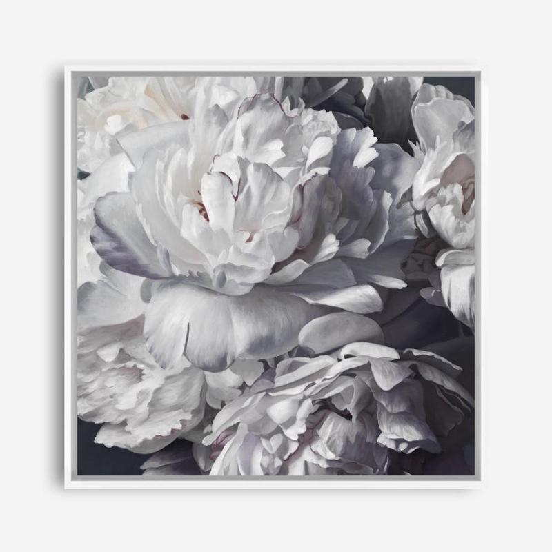 Shop Les Fleurs (Square) Canvas Print a floral themed painted framed canvas wall art print from The Print Emporium artwork collection - Buy Australian made fine art painting style stretched canvas prints for the home and your interior decor space, TPE-369-CA-40X40-NF