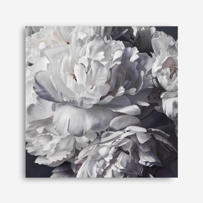 Shop Les Fleurs (Square) Canvas Print a floral themed painted framed canvas wall art print from The Print Emporium artwork collection - Buy Australian made fine art painting style stretched canvas prints for the home and your interior decor space, TPE-369-CA-40X40-NF