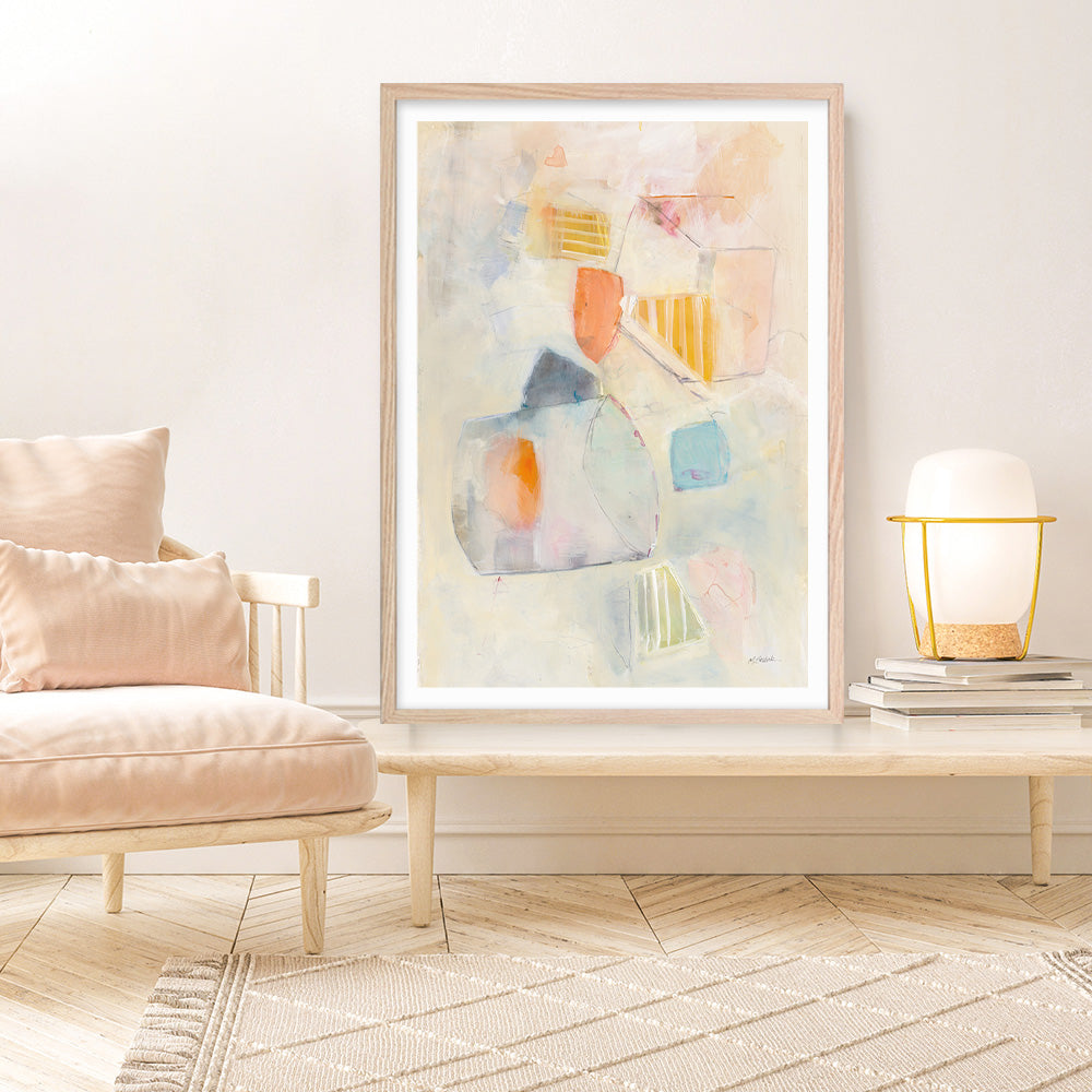 Shop Let Them Eat Cake Art Print a painted abstract themed wall art print from The Print Emporium wall artwork collection - Buy Australian made fine art painting style poster and framed prints for the home and your interior decor room, TPE-WA-36358-AP