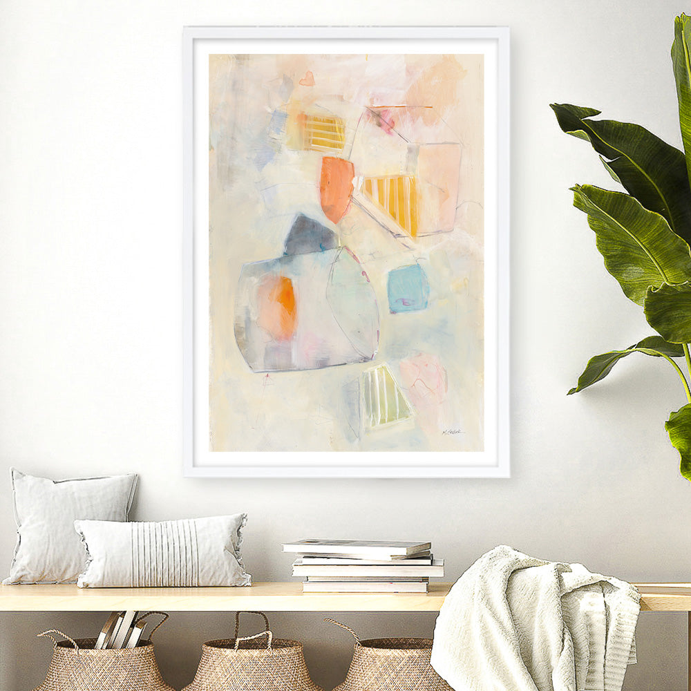 Shop Let Them Eat Cake Art Print a painted abstract themed wall art print from The Print Emporium wall artwork collection - Buy Australian made fine art painting style poster and framed prints for the home and your interior decor room, TPE-WA-36358-AP