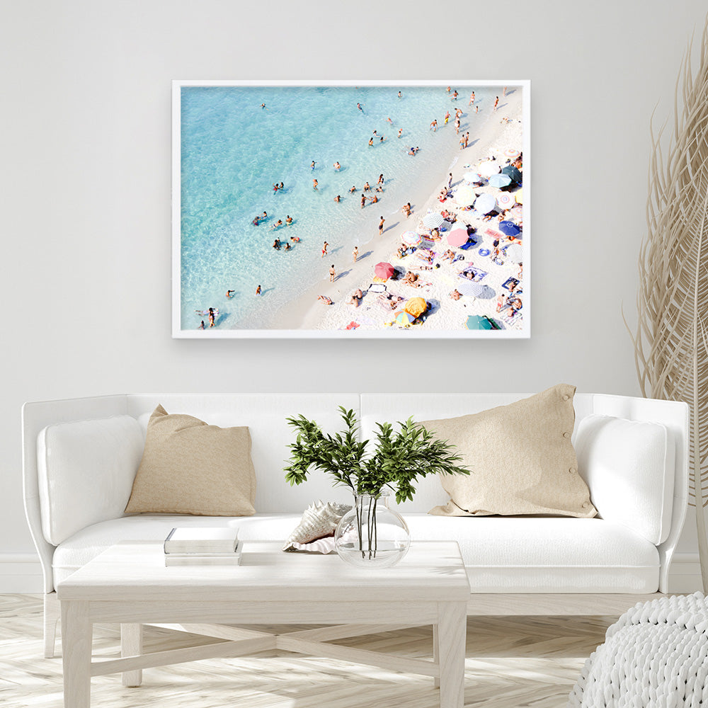 Shop Life At The Beach Photo Art Print a coastal themed photography wall art print from The Print Emporium wall artwork collection - Buy Australian made fine art poster and framed prints for the home and your interior decor, TPE-1252-AP