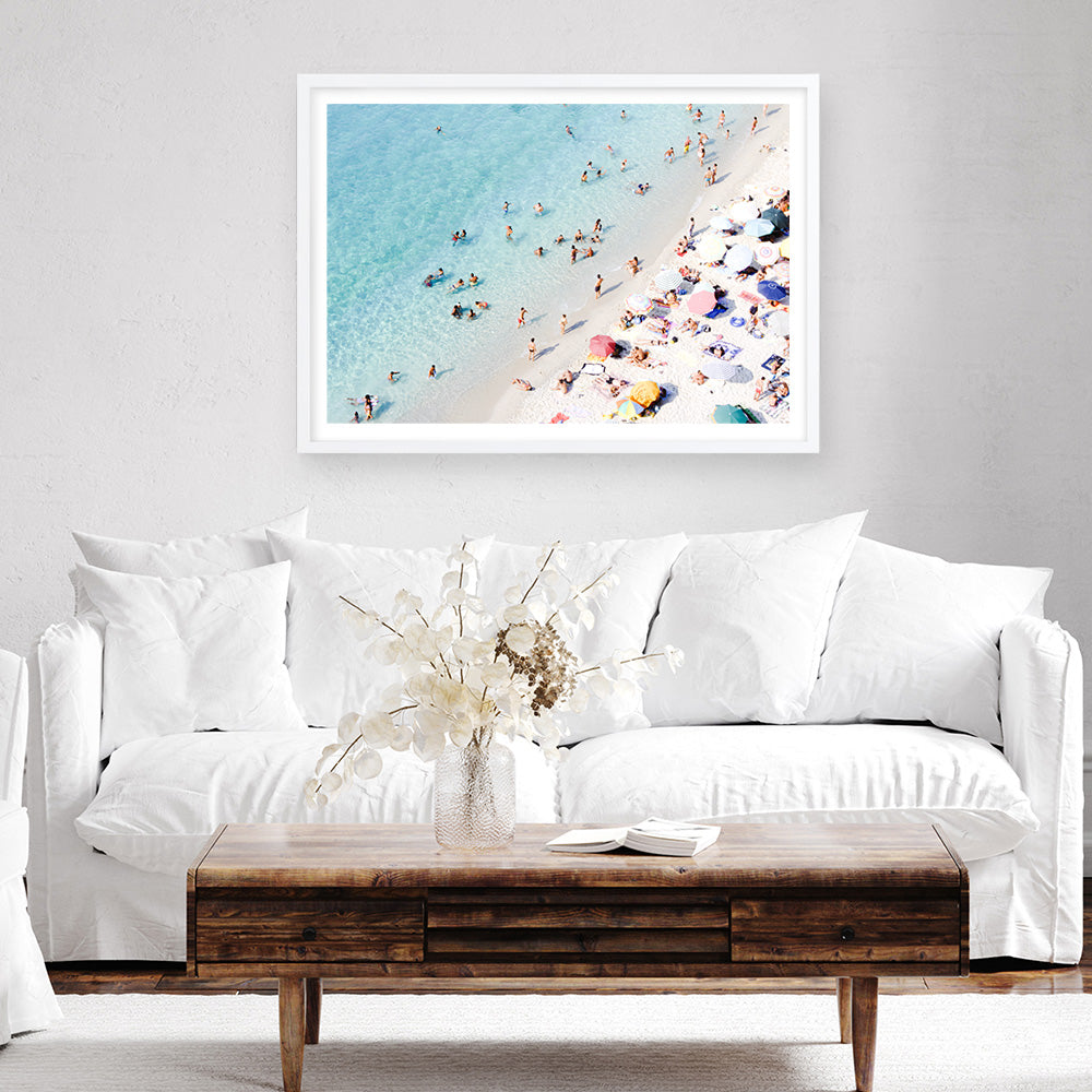 Shop Life At The Beach Photo Art Print a coastal themed photography wall art print from The Print Emporium wall artwork collection - Buy Australian made fine art poster and framed prints for the home and your interior decor, TPE-1252-AP
