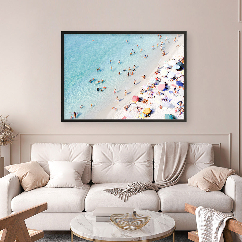 Shop Life At The Beach Photo Art Print a coastal themed photography wall art print from The Print Emporium wall artwork collection - Buy Australian made fine art poster and framed prints for the home and your interior decor, TPE-1252-AP