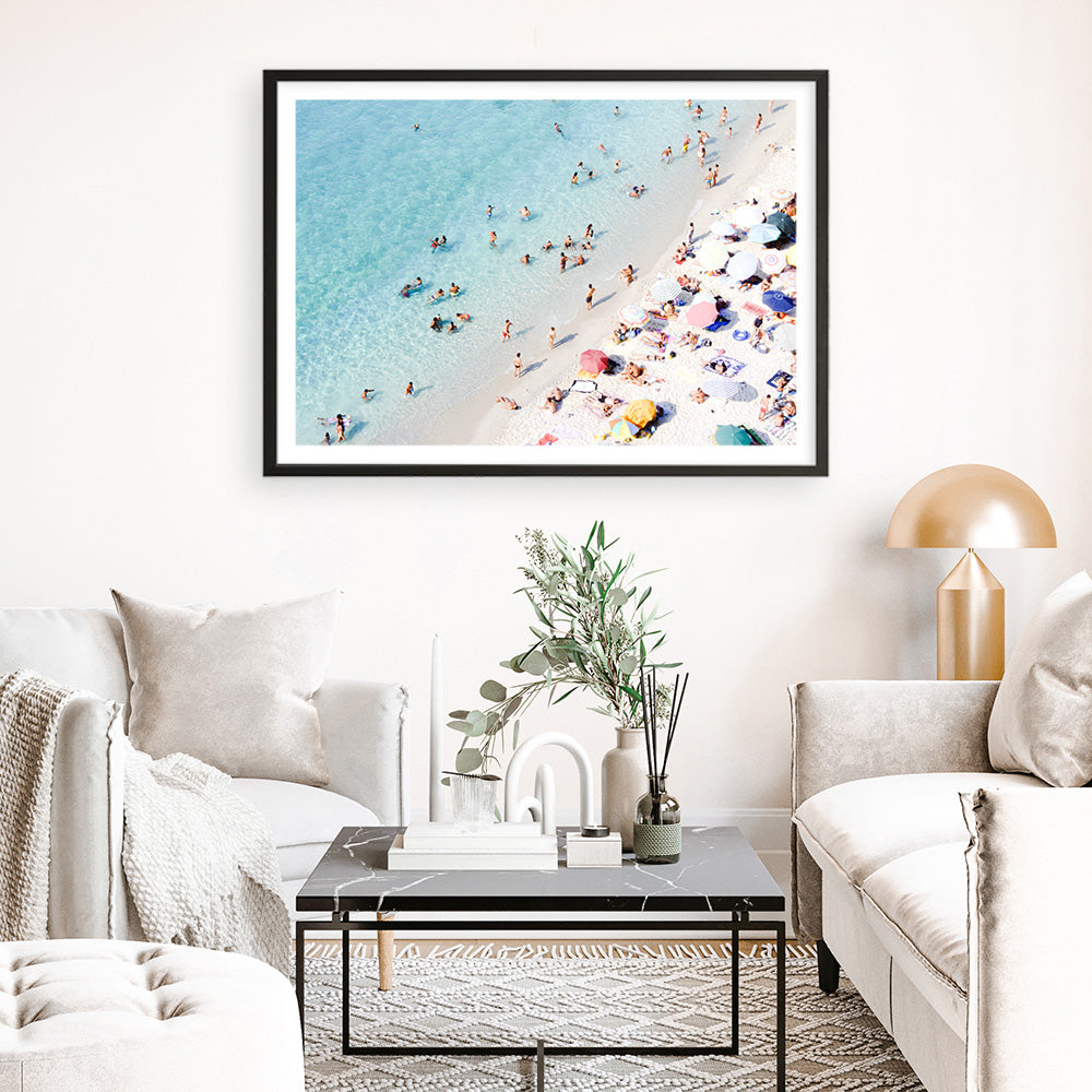 Shop Life At The Beach Photo Art Print a coastal themed photography wall art print from The Print Emporium wall artwork collection - Buy Australian made fine art poster and framed prints for the home and your interior decor, TPE-1252-AP