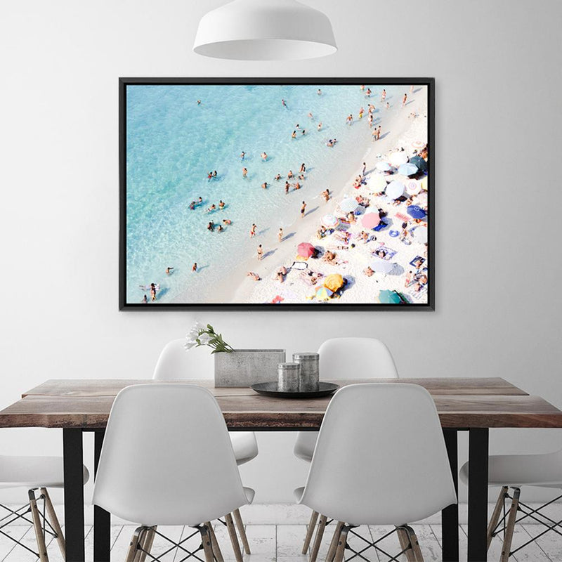 Shop Life At The Beach Photo Canvas Print a coastal themed photography framed stretched canvas print from The Print Emporium wall artwork collection - Buy Australian made prints for the home and your interior decor space, TPE-1252-CA-35X46-NF