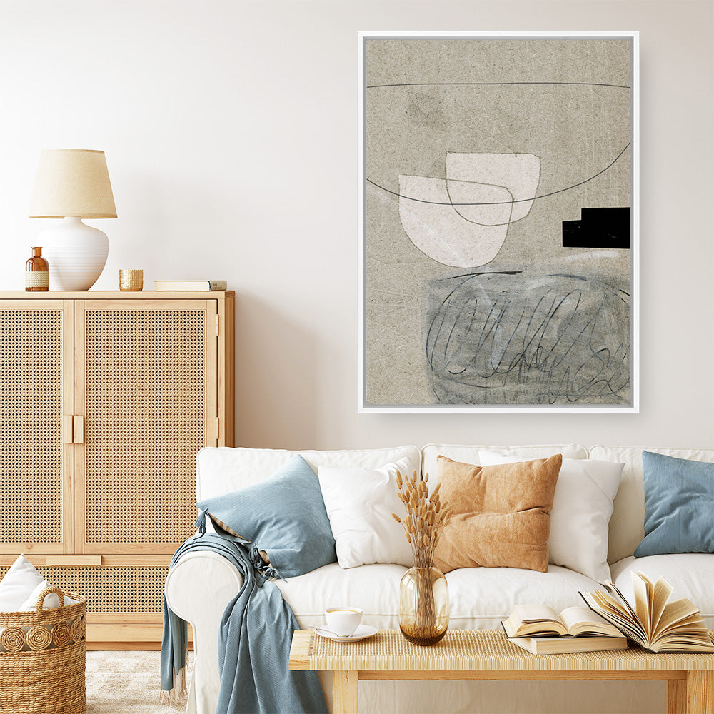 Shop Lifestyle 1 Canvas Print a painted abstract themed framed canvas wall art print from The Print Emporium artwork collection - Buy Australian made fine art painting style stretched canvas prints for the home and your interior decor space, TPE-DH-064-CA-35X46-NF