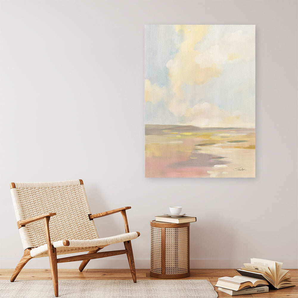 Shop Light Cloud Canvas Print a painted abstract themed framed canvas wall art print from The Print Emporium artwork collection - Buy Australian made fine art painting style stretched canvas prints for the home and your interior decor space, TPE-WA-74917-CA-35X46-NF