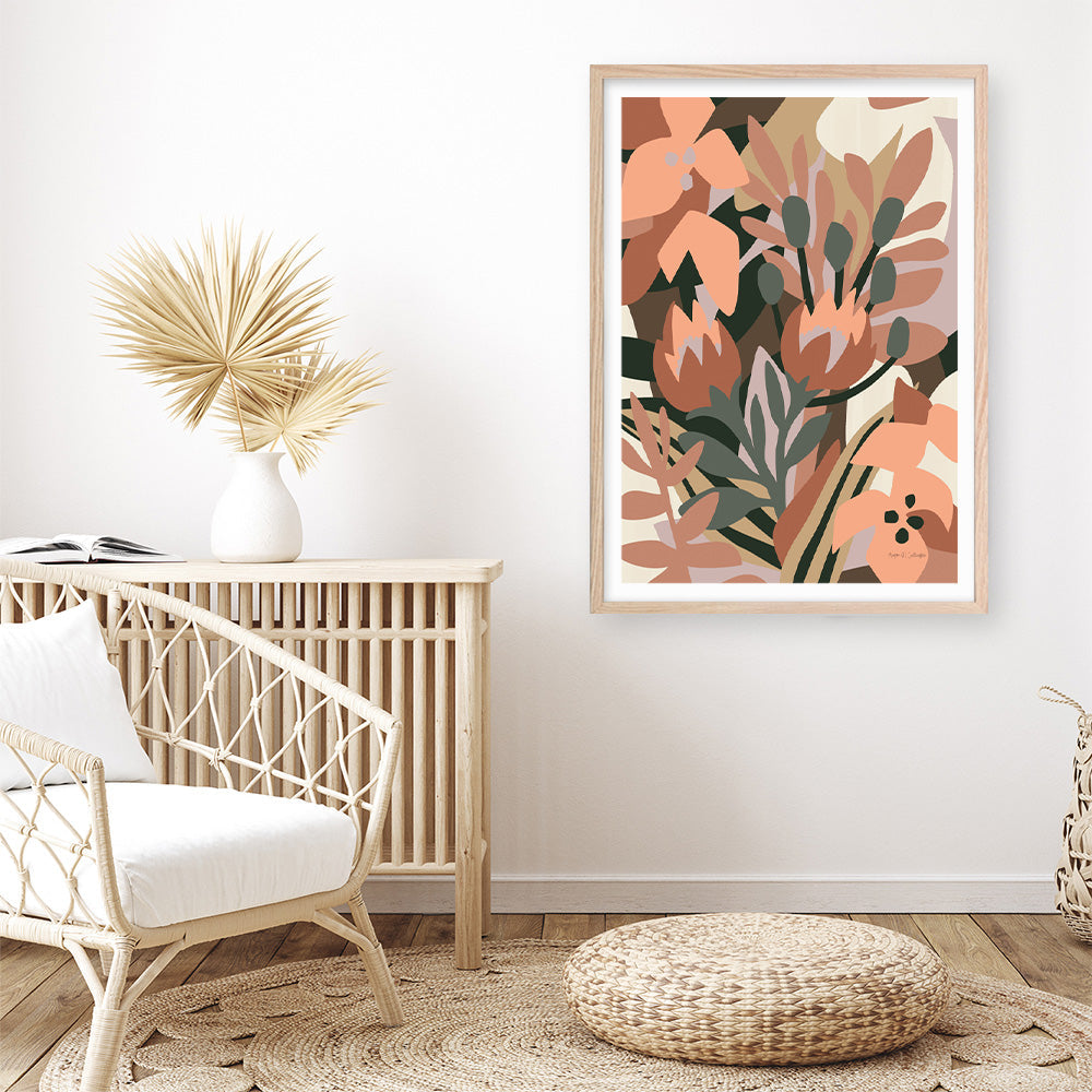 Shop Limited Results Sedona Art Print a floral themed painted wall art print from The Print Emporium wall artwork collection - Buy Australian made fine art painting style poster and framed prints for the home and your interior decor room, TPE-WA-66974-AP