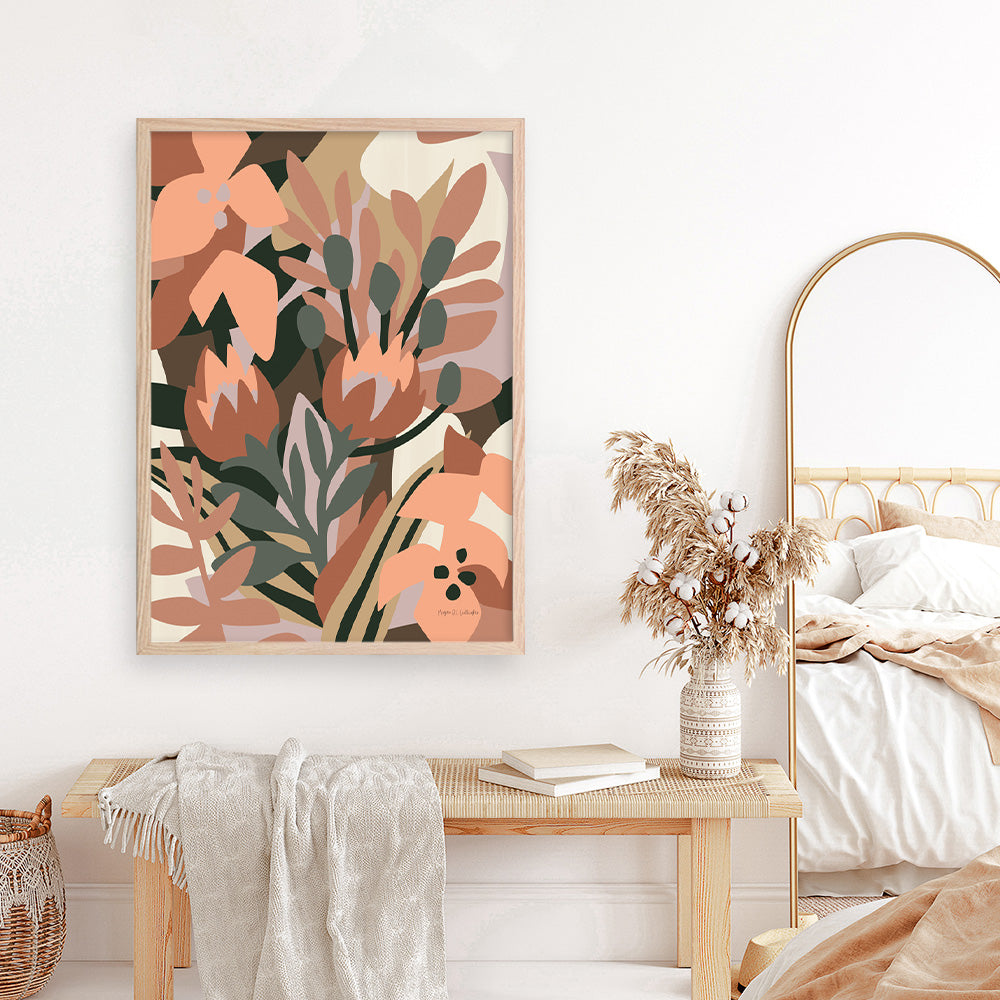 Shop Limited Results Sedona Art Print a floral themed painted wall art print from The Print Emporium wall artwork collection - Buy Australian made fine art painting style poster and framed prints for the home and your interior decor room, TPE-WA-66974-AP