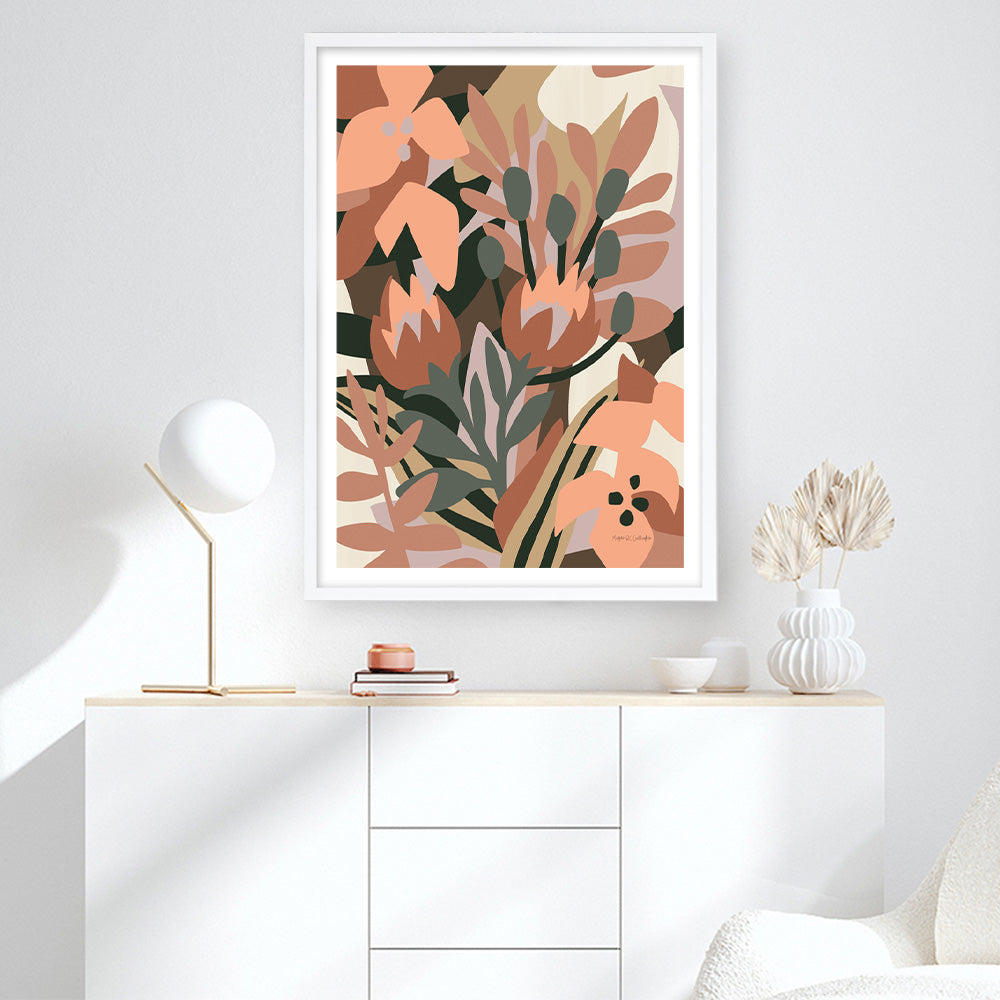 Shop Limited Results Sedona Art Print a floral themed painted wall art print from The Print Emporium wall artwork collection - Buy Australian made fine art painting style poster and framed prints for the home and your interior decor room, TPE-WA-66974-AP