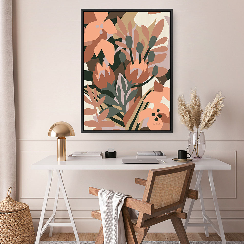Shop Limited Results Sedona Canvas Print a floral themed painted framed canvas wall art print from The Print Emporium artwork collection - Buy Australian made fine art painting style stretched canvas prints for the home and your interior decor space, TPE-WA-66974-CA-35X46-NF
