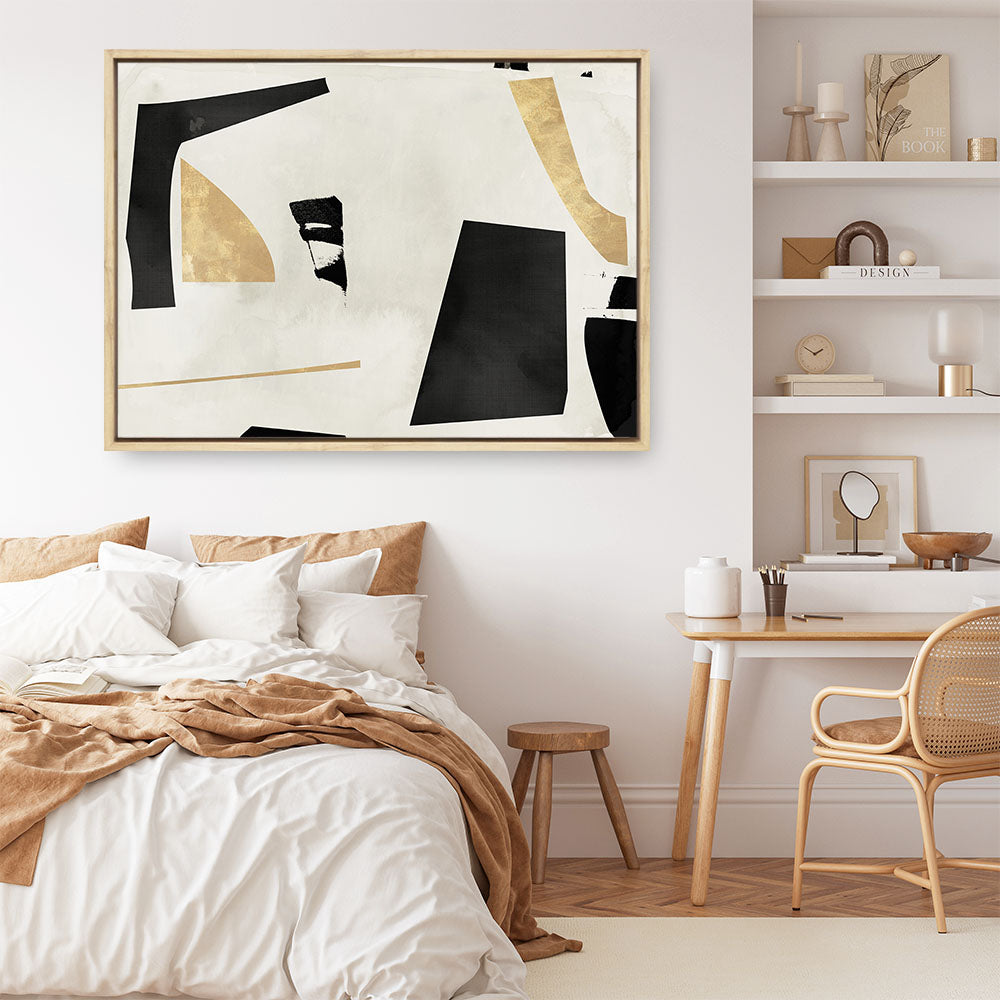 Shop Listening To Secrets Canvas Print a painted abstract themed framed canvas wall art print from The Print Emporium artwork collection - Buy Australian made fine art painting style stretched canvas prints for the home and your interior decor space, TPE-PC-EZ646-CA-35X46-NF