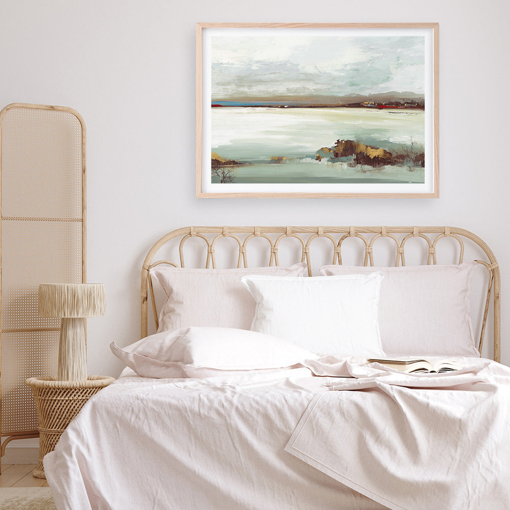 Shop Little Country I Art Print a painted abstract themed wall art print from The Print Emporium wall artwork collection - Buy Australian made fine art painting style poster and framed prints for the home and your interior decor room, TPE-PC-JN235-AP