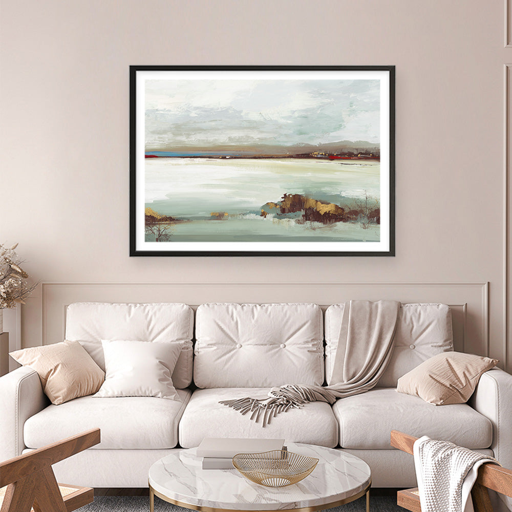 Shop Little Country I Art Print a painted abstract themed wall art print from The Print Emporium wall artwork collection - Buy Australian made fine art painting style poster and framed prints for the home and your interior decor room, TPE-PC-JN235-AP