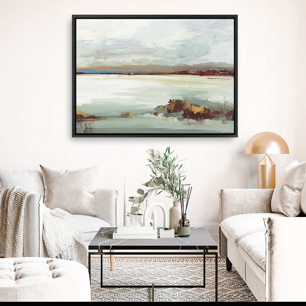 Shop Little Country I Canvas Print a painted abstract themed framed canvas wall art print from The Print Emporium artwork collection - Buy Australian made fine art painting style stretched canvas prints for the home and your interior decor space, TPE-PC-JN235-CA-35X46-NF
