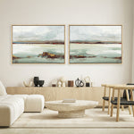 Shop Little Country I Canvas Print a painted abstract themed framed canvas wall art print from The Print Emporium artwork collection - Buy Australian made fine art painting style stretched canvas prints for the home and your interior decor space, TPE-PC-JN235-CA-35X46-NF