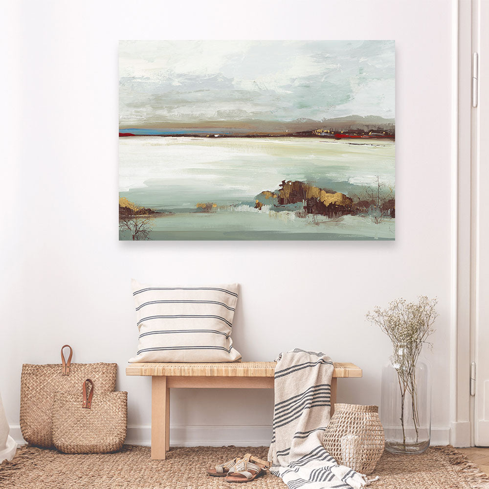 Shop Little Country I Canvas Print a painted abstract themed framed canvas wall art print from The Print Emporium artwork collection - Buy Australian made fine art painting style stretched canvas prints for the home and your interior decor space, TPE-PC-JN235-CA-35X46-NF