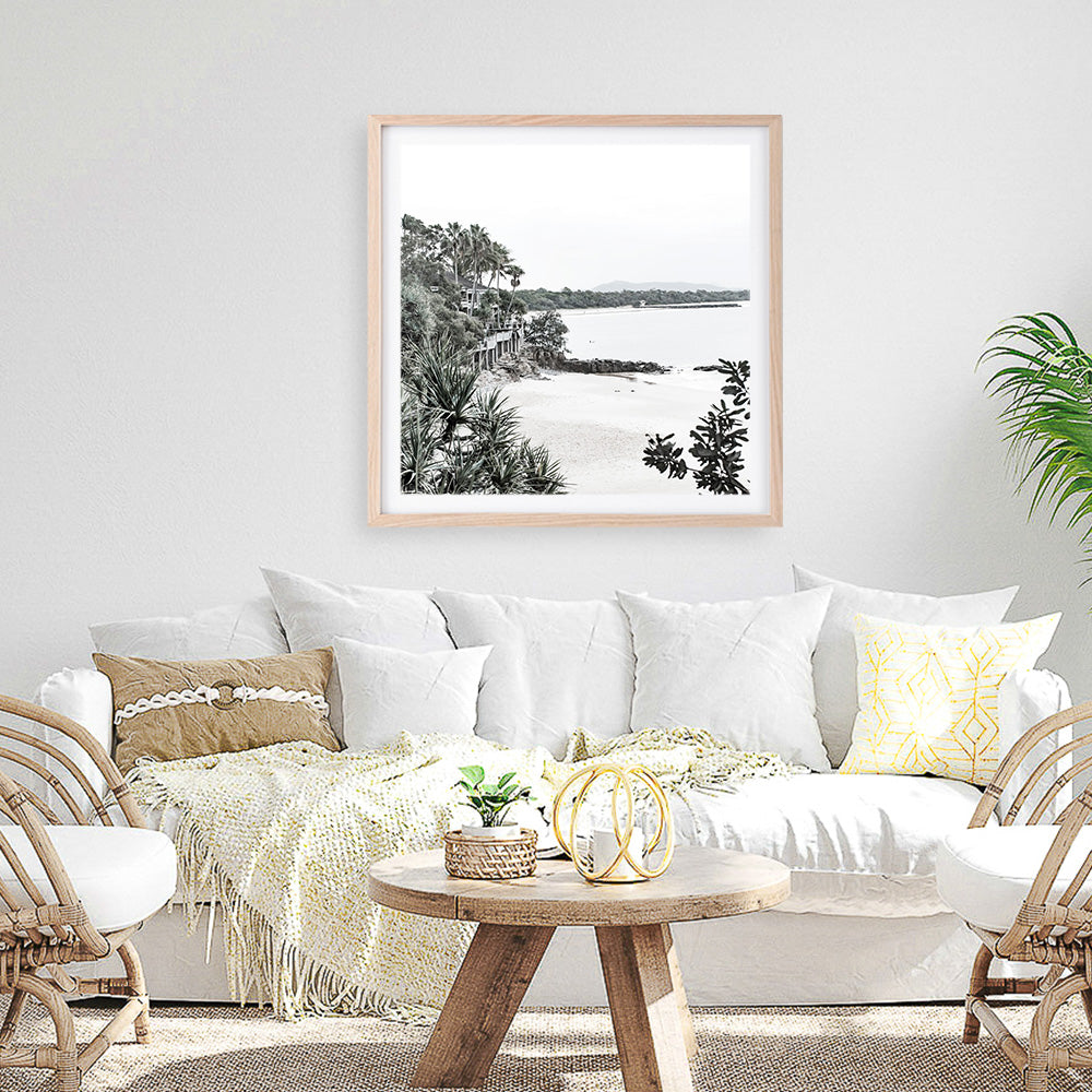 Shop Little Cove I (Square) Photo Art Print a coastal themed photography wall art print from The Print Emporium wall artwork collection - Buy Australian made fine art poster and framed prints for the home and your interior decor, TPE-603-AP