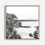 Shop Little Cove I (Square) Photo Canvas a coastal themed photography framed stretched canvas print from The Print Emporium wall artwork collection - Buy Australian made prints for the home and your interior decor space, TPE-603-CA-40X40-NF