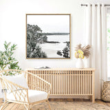 Shop Little Cove I (Square) Photo Canvas a coastal themed photography framed stretched canvas print from The Print Emporium wall artwork collection - Buy Australian made prints for the home and your interior decor space, TPE-603-CA-40X40-NF