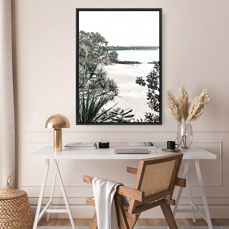 Shop Little Cove Photo Canvas Print a coastal themed photography framed stretched canvas print from The Print Emporium wall artwork collection - Buy Australian made prints for the home and your interior decor space, TPE-1062-CA-35X46-NF