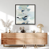 Shop Little Talks III (Square) Art Print a painted abstract themed wall art print from The Print Emporium wall artwork collection - Buy Australian made fine art painting style poster and framed prints for the home and your interior decor room, TPE-PC-EZ673-AP