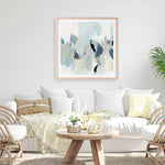 Shop Little Talks III (Square) Art Print a painted abstract themed wall art print from The Print Emporium wall artwork collection - Buy Australian made fine art painting style poster and framed prints for the home and your interior decor room, TPE-PC-EZ673-AP