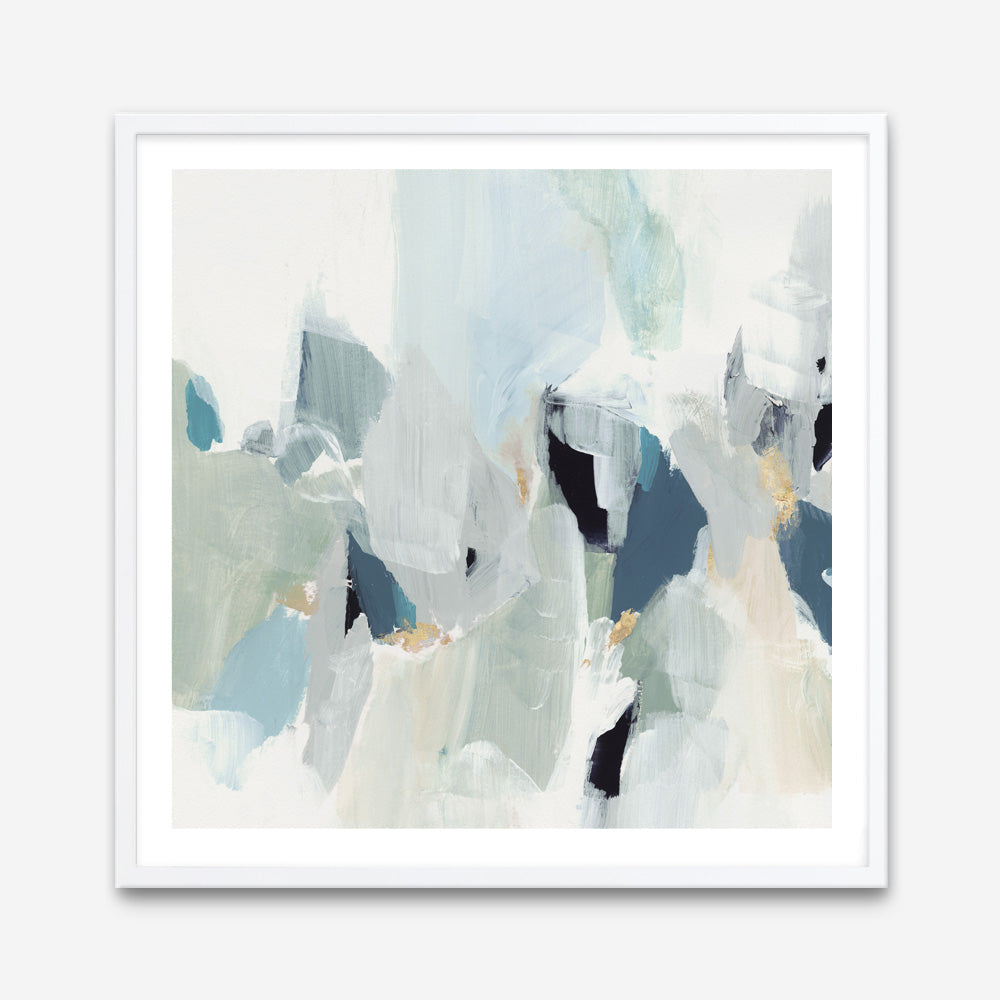 Shop Little Talks III (Square) Art Print a painted abstract themed wall art print from The Print Emporium wall artwork collection - Buy Australian made fine art painting style poster and framed prints for the home and your interior decor room, TPE-PC-EZ673-AP