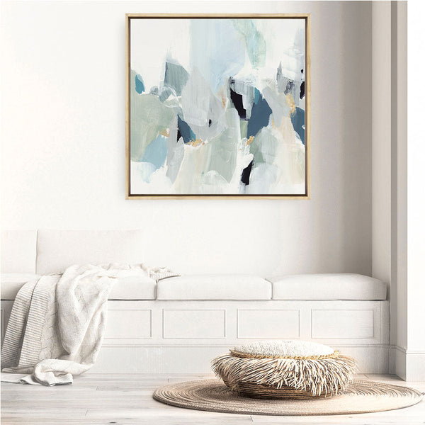 Shop Little Talks III (Square) Canvas Print a painted abstract themed framed canvas wall art print from The Print Emporium artwork collection - Buy Australian made fine art painting style stretched canvas prints for the home and your interior decor space, TPE-PC-EZ673-CA-40X40-NF