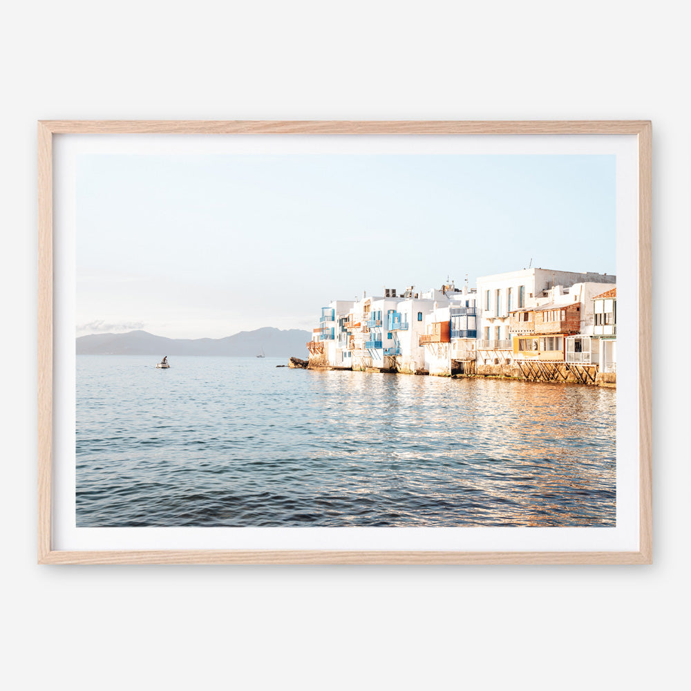 Shop Little Venice Mykonos I Photo Art Print a coastal themed photography wall art print from The Print Emporium wall artwork collection - Buy Australian made fine art poster and framed prints for the home and your interior decor, TPE-1377-AP