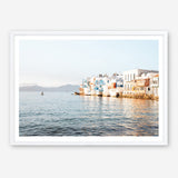 Shop Little Venice Mykonos I Photo Art Print a coastal themed photography wall art print from The Print Emporium wall artwork collection - Buy Australian made fine art poster and framed prints for the home and your interior decor, TPE-1377-AP