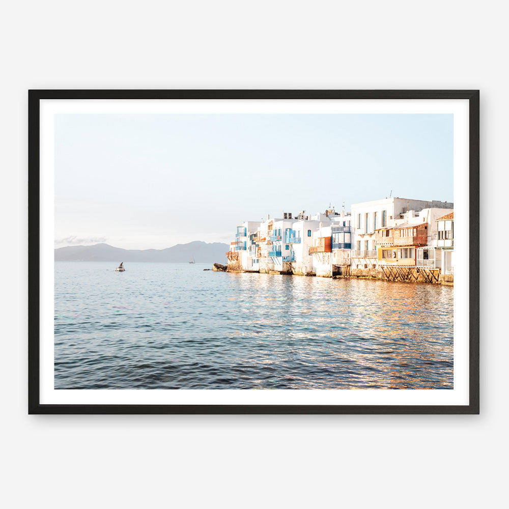Shop Little Venice Mykonos I Photo Art Print a coastal themed photography wall art print from The Print Emporium wall artwork collection - Buy Australian made fine art poster and framed prints for the home and your interior decor, TPE-1377-AP