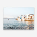 Shop Little Venice Mykonos I Photo Canvas Print a coastal themed photography framed stretched canvas print from The Print Emporium wall artwork collection - Buy Australian made prints for the home and your interior decor space, TPE-1377-CA-35X46-NF