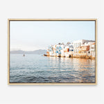 Shop Little Venice Mykonos I Photo Canvas Print a coastal themed photography framed stretched canvas print from The Print Emporium wall artwork collection - Buy Australian made prints for the home and your interior decor space, TPE-1377-CA-35X46-NF