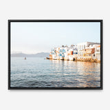 Shop Little Venice Mykonos I Photo Canvas Print a coastal themed photography framed stretched canvas print from The Print Emporium wall artwork collection - Buy Australian made prints for the home and your interior decor space, TPE-1377-CA-35X46-NF