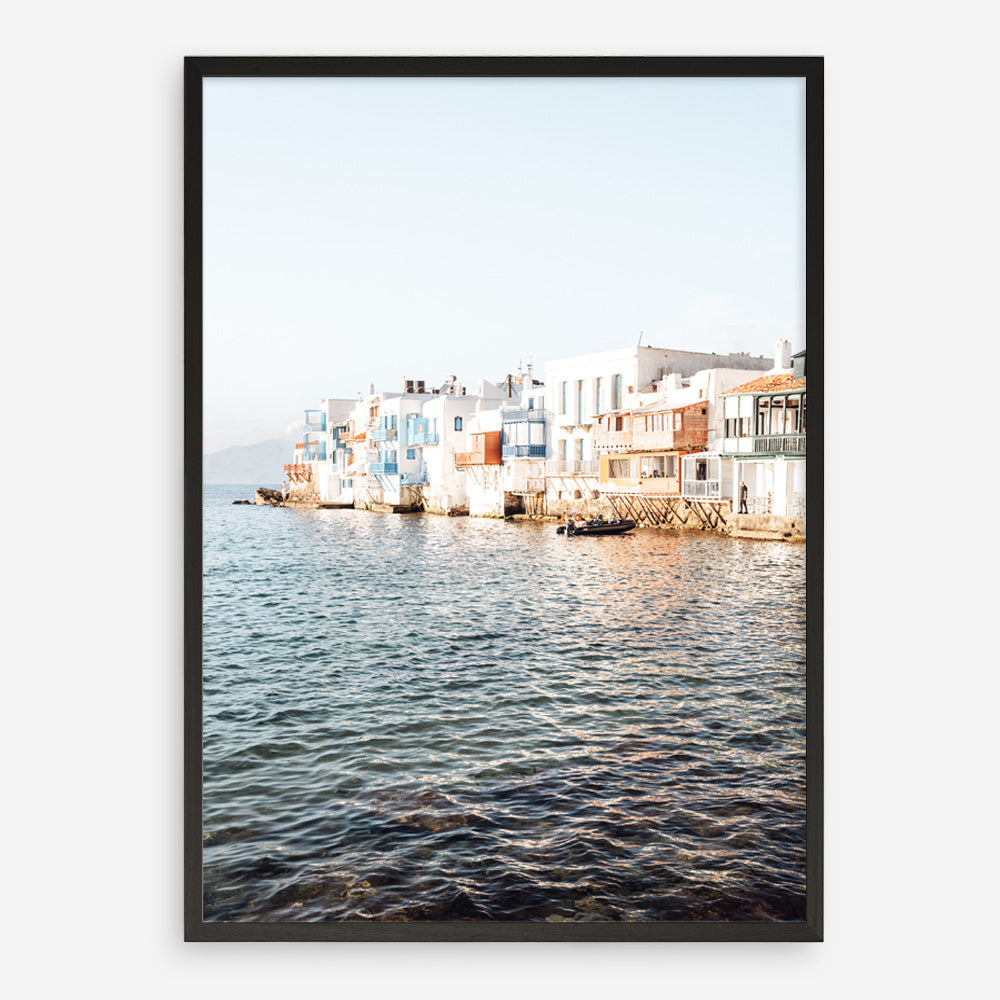 Shop Little Venice Mykonos II Photo Art Print a coastal themed photography wall art print from The Print Emporium wall artwork collection - Buy Australian made fine art poster and framed prints for the home and your interior decor, TPE-1378-AP