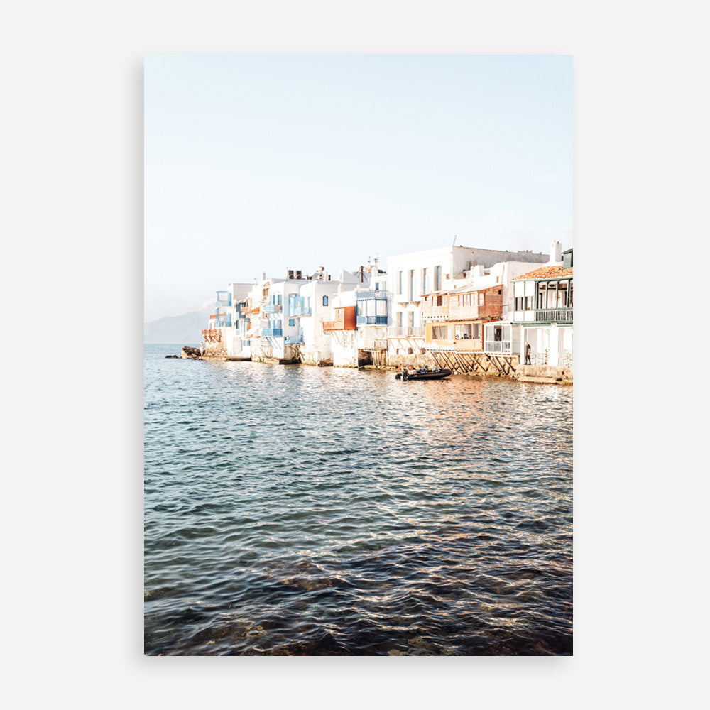 Shop Little Venice Mykonos II Photo Art Print a coastal themed photography wall art print from The Print Emporium wall artwork collection - Buy Australian made fine art poster and framed prints for the home and your interior decor, TPE-1378-AP