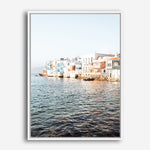 Shop Little Venice Mykonos II Photo Canvas Print a coastal themed photography framed stretched canvas print from The Print Emporium wall artwork collection - Buy Australian made prints for the home and your interior decor space, TPE-1378-CA-35X46-NF