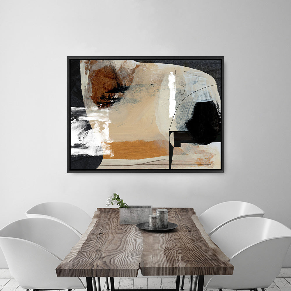 Shop Logical Canvas Print a painted abstract themed framed canvas wall art print from The Print Emporium artwork collection - Buy Australian made fine art painting style stretched canvas prints for the home and your interior decor space, TPE-DH-128-CA-35X46-NF