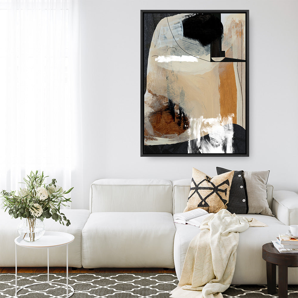 Shop Logical II Canvas Print a painted abstract themed framed canvas wall art print from The Print Emporium artwork collection - Buy Australian made fine art painting style stretched canvas prints for the home and your interior decor space, TPE-DH-192-CA-35X46-NF