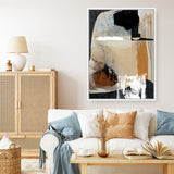 Shop Logical II Canvas Print a painted abstract themed framed canvas wall art print from The Print Emporium artwork collection - Buy Australian made fine art painting style stretched canvas prints for the home and your interior decor space, TPE-DH-192-CA-35X46-NF