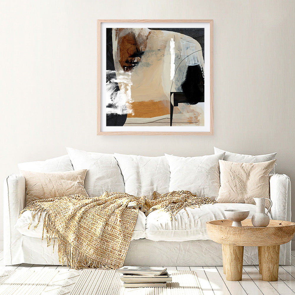 Shop Logical (Square) Art Print a painted abstract themed wall art print from The Print Emporium wall artwork collection - Buy Australian made fine art painting style poster and framed prints for the home and your interior decor room, TPE-DH-212-AP