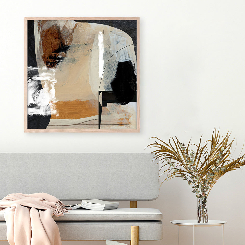 Shop Logical (Square) Art Print a painted abstract themed wall art print from The Print Emporium wall artwork collection - Buy Australian made fine art painting style poster and framed prints for the home and your interior decor room, TPE-DH-212-AP
