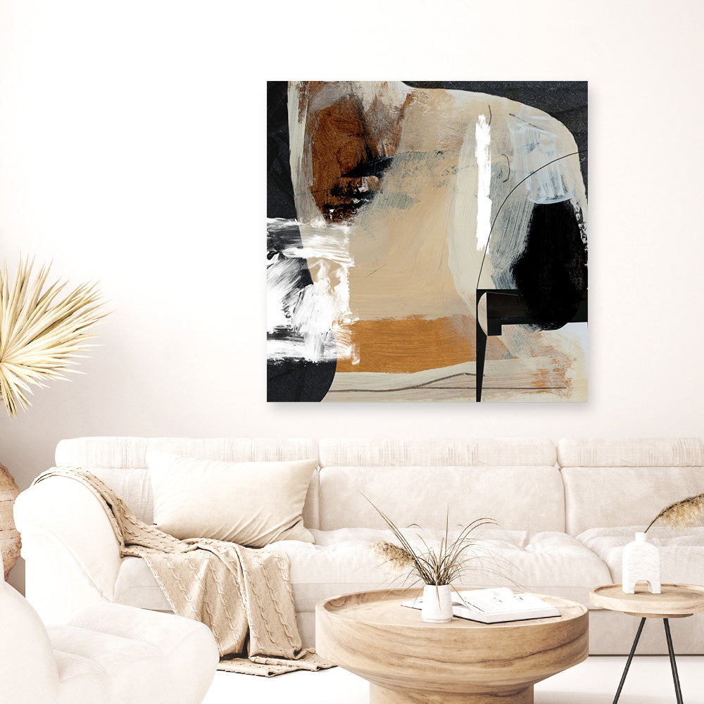 Shop Logical (Square) Canvas Print a painted abstract themed framed canvas wall art print from The Print Emporium artwork collection - Buy Australian made fine art painting style stretched canvas prints for the home and your interior decor space, TPE-DH-212-CA-40X40-NF