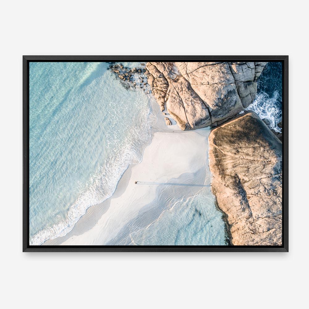 Shop Low Tide Photo Canvas Print a coastal themed photography framed stretched canvas print from The Print Emporium wall artwork collection - Buy Australian made prints for the home and your interior decor space, TPE-1256-CA-35X46-NF