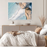 Shop Low Tide Photo Canvas Print a coastal themed photography framed stretched canvas print from The Print Emporium wall artwork collection - Buy Australian made prints for the home and your interior decor space, TPE-1256-CA-35X46-NF