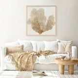 Shop Luxe Coral I (Square) Art Print a painted abstract themed wall art print from The Print Emporium wall artwork collection - Buy Australian made fine art painting style poster and framed prints for the home and your interior decor room, TPE-PC-WLR16-AP