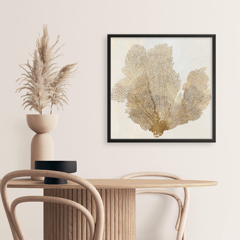 Shop Luxe Coral I (Square) Art Print a painted abstract themed wall art print from The Print Emporium wall artwork collection - Buy Australian made fine art painting style poster and framed prints for the home and your interior decor room, TPE-PC-WLR16-AP
