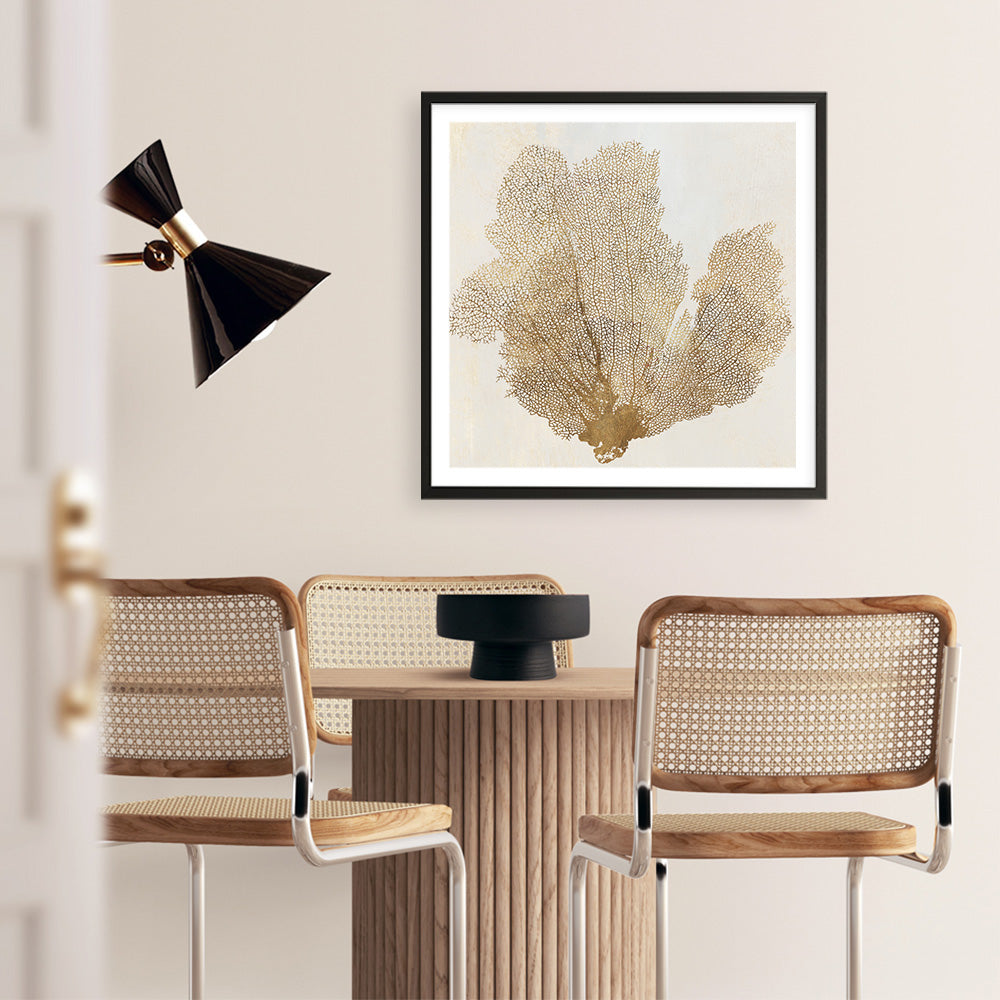 Shop Luxe Coral I (Square) Art Print a painted abstract themed wall art print from The Print Emporium wall artwork collection - Buy Australian made fine art painting style poster and framed prints for the home and your interior decor room, TPE-PC-WLR16-AP