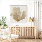 Shop Luxe Coral I (Square) Canvas Print a painted abstract themed framed canvas wall art print from The Print Emporium artwork collection - Buy Australian made fine art painting style stretched canvas prints for the home and your interior decor space, TPE-PC-WLR16-CA-40X40-NF